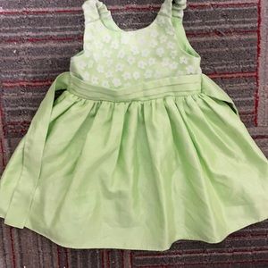 Youngland Baby formal dress 3T green
